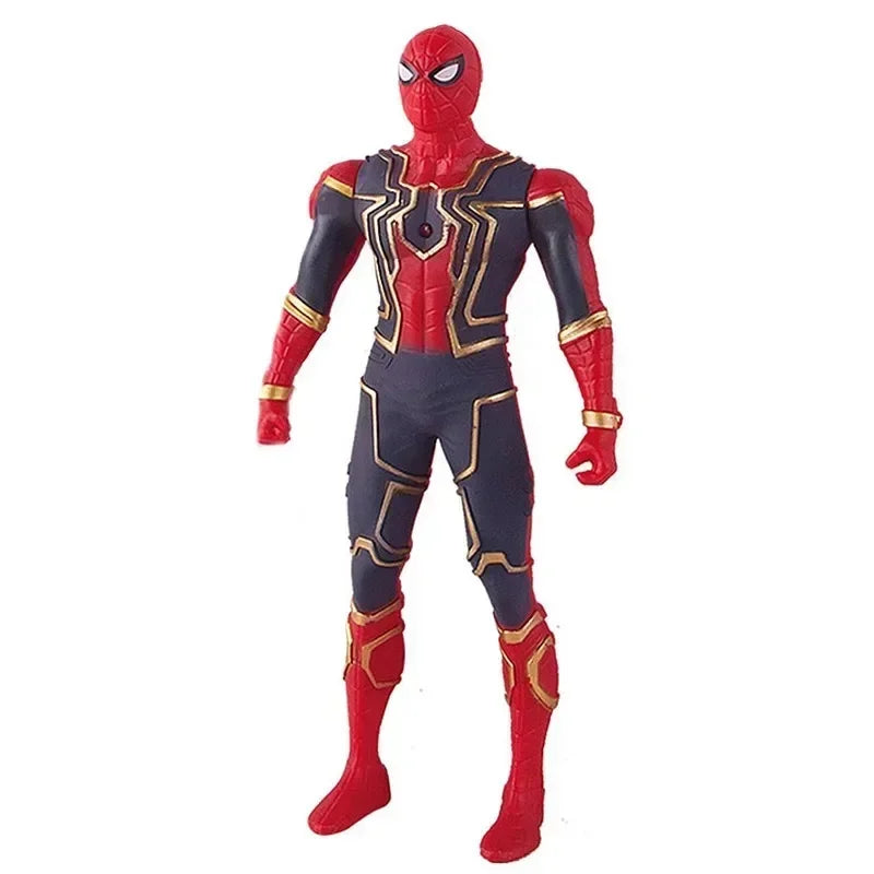 17 cm Marvel Anime Figures — Spider-Man, Hulk, Iron Man Action Figures for Kids