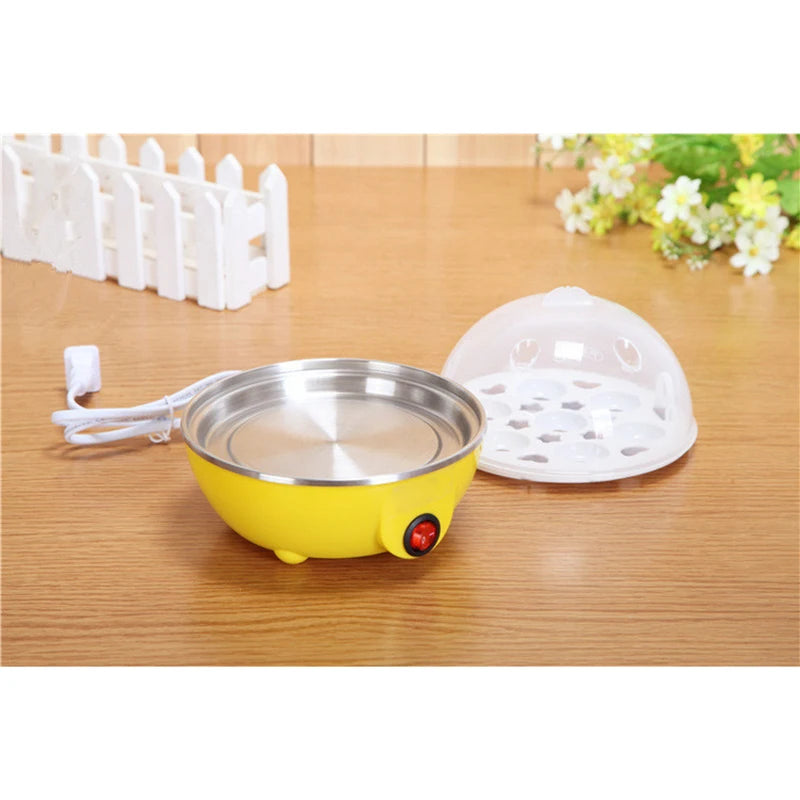 7-Egg Boiler & Steamer — Multi-Function Electric Egg Cooker