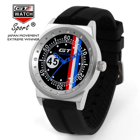 F1-Style Men’s Watch — Silicone Band, Quartz Movement, 2022 Relogio