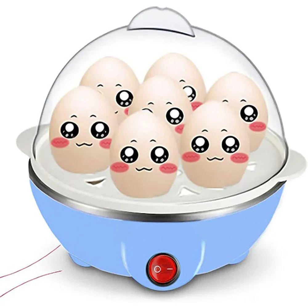 7-Egg Boiler & Steamer — Multi-Function Electric Egg Cooker
