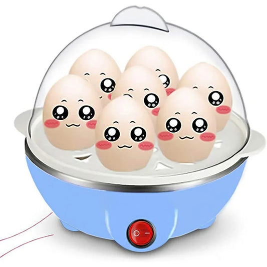 7-Egg Boiler & Steamer — Multi-Function Electric Egg Cooker