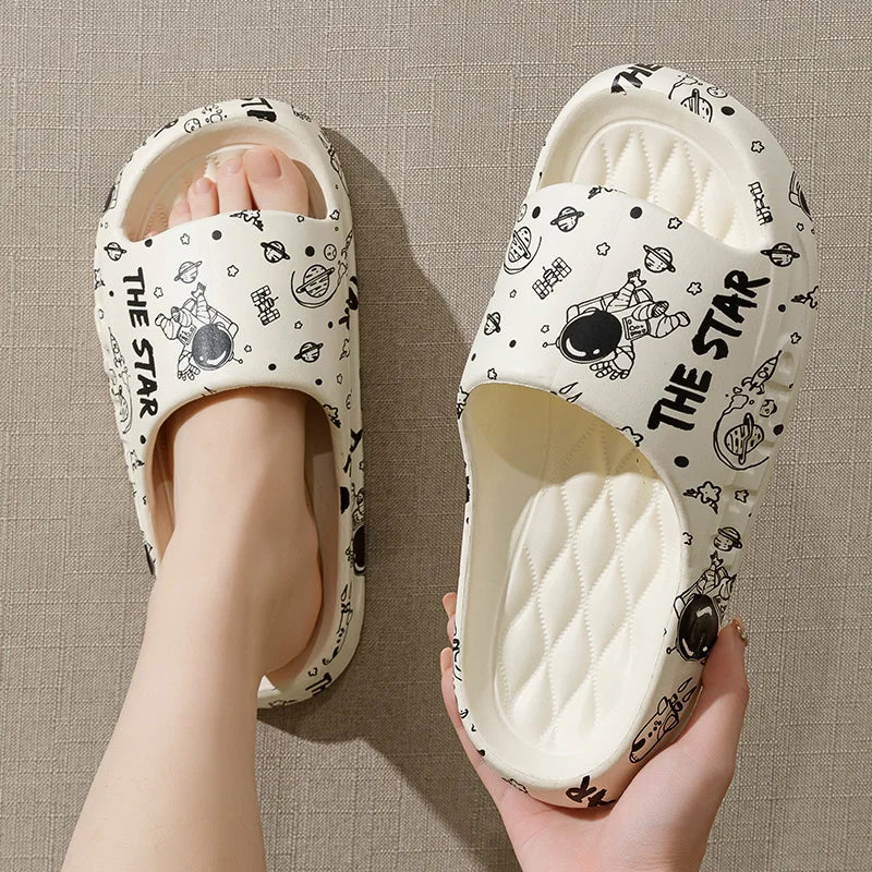 Slippers for Women: Summer Outdoor, Indoor Home, Bathroom + Non-Slip