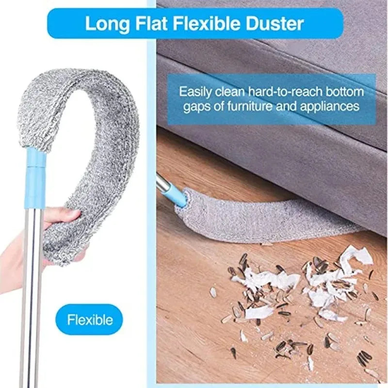 Telescopic Duster Brush – Long-Handle Gap Cleaner for Bedside & Sofa, Dust Removal Tool