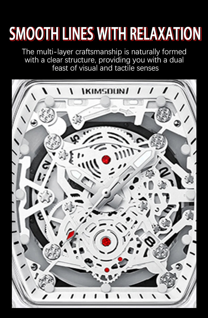 Fashionable Men’s Watch — BK134 Barrel Design, Waterproof Sports Clock