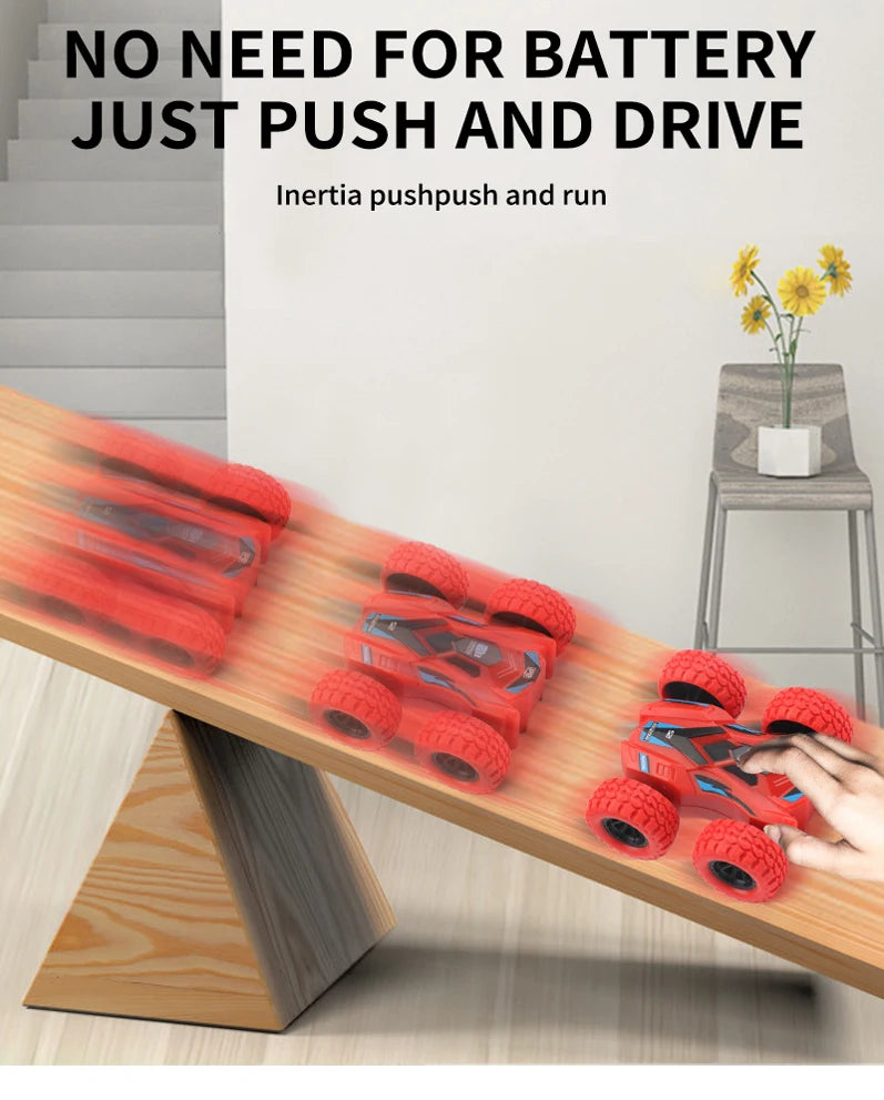 Safe Kids’ Pull-Back Car – Inertia Motion, Fall-Resistant Toy Vehicle