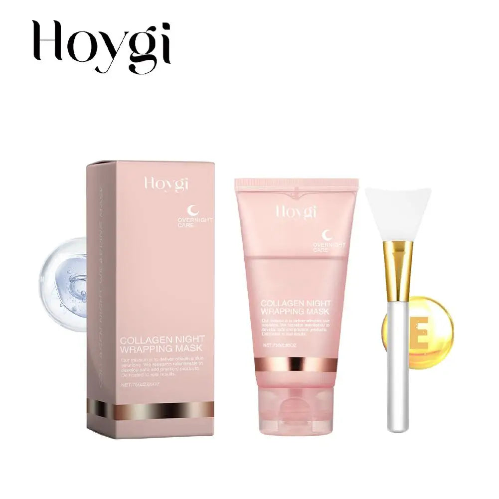 Collagen Overnight Wrapping Facial Mask — Korean Night Care, Deep Hydration, 75ml