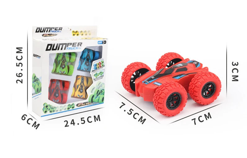 Safe Kids’ Pull-Back Car – Inertia Motion, Fall-Resistant Toy Vehicle