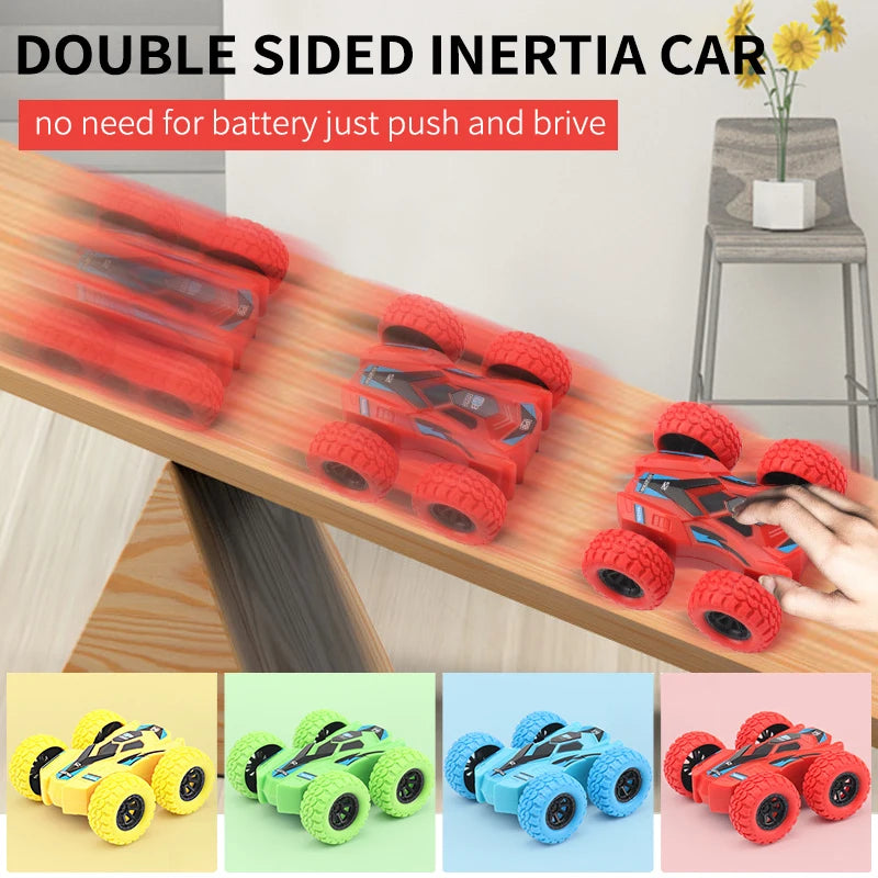 Safe Kids’ Pull-Back Car – Inertia Motion, Fall-Resistant Toy Vehicle