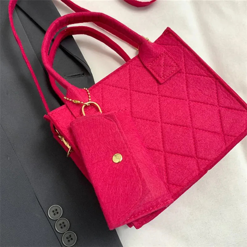 3-Piece Embossed Women's Handbag Set — Crossbody, Clutch & Wallet