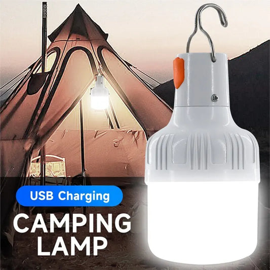 USB Rechargeable Outdoor LED Lamp — High Brightness, Camping & Fishing Lantern