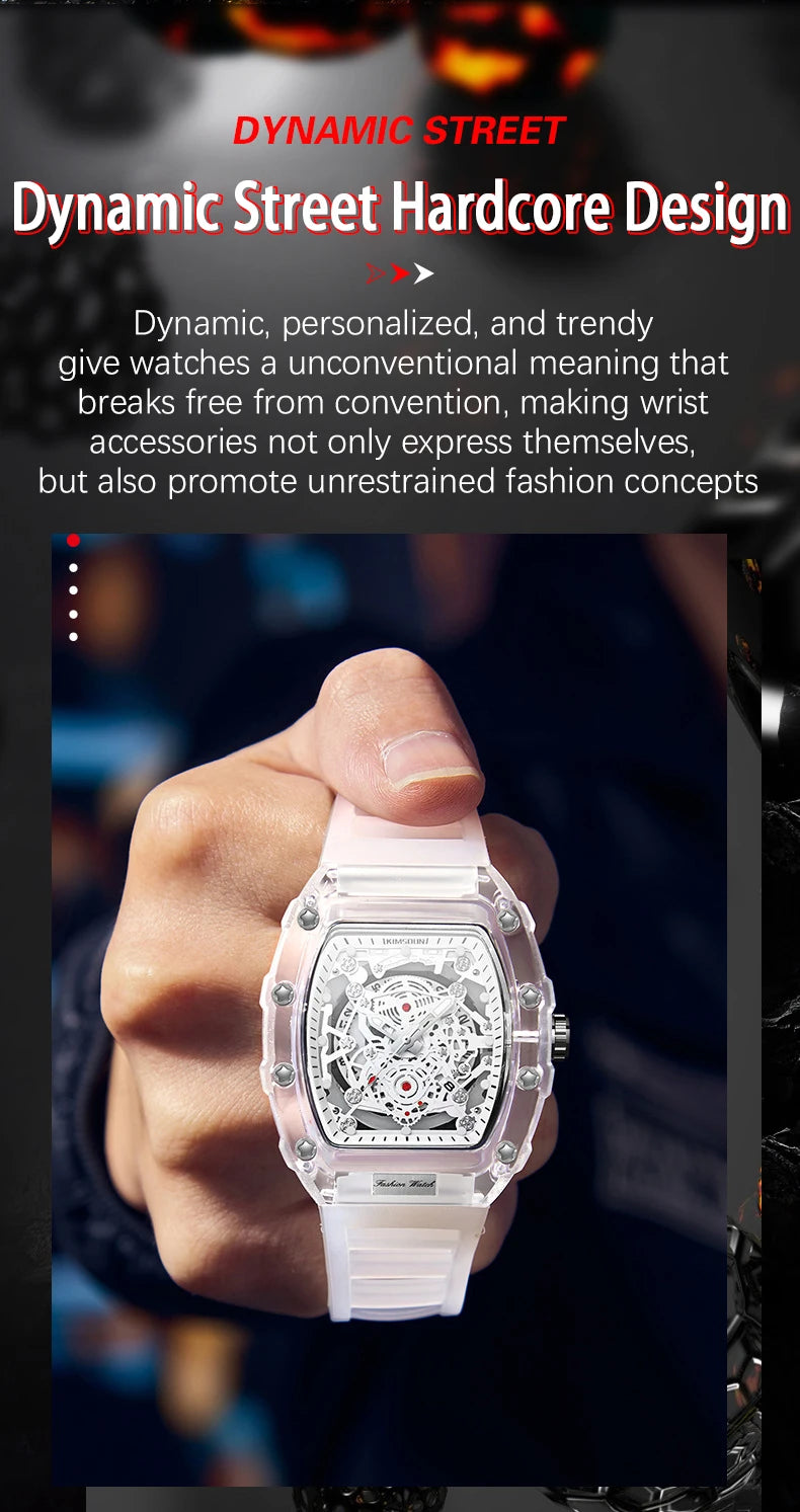 Fashionable Men’s Watch — BK134 Barrel Design, Waterproof Sports Clock