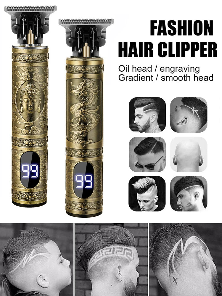 T9 Professional Hair Clipper for Men – Electric Cutting Machine, Rechargeable Barber Shaver