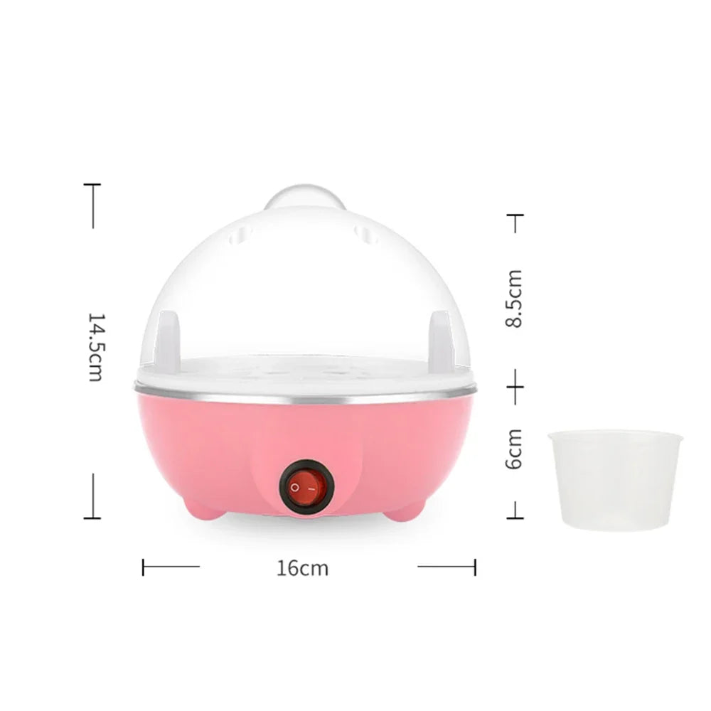 7-Egg Boiler & Steamer — Multi-Function Electric Egg Cooker