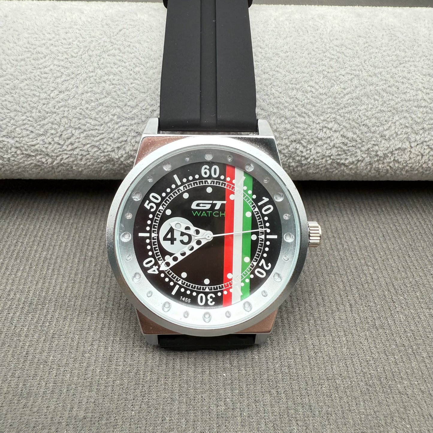 F1-Style Men’s Watch — Silicone Band, Quartz Movement, 2022 Relogio