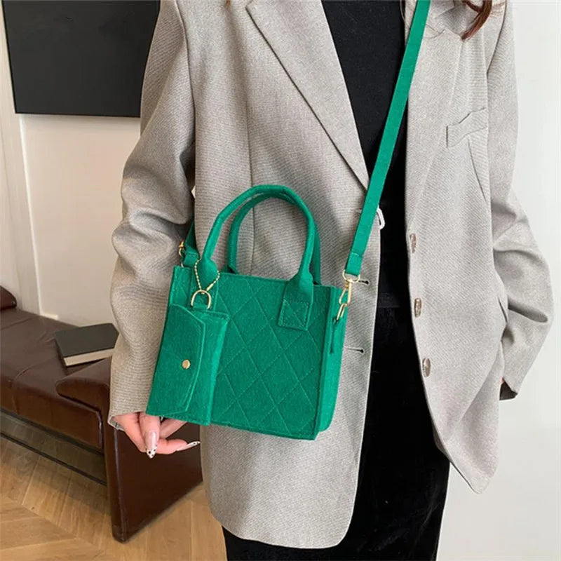 3-Piece Embossed Women's Handbag Set — Crossbody, Clutch & Wallet