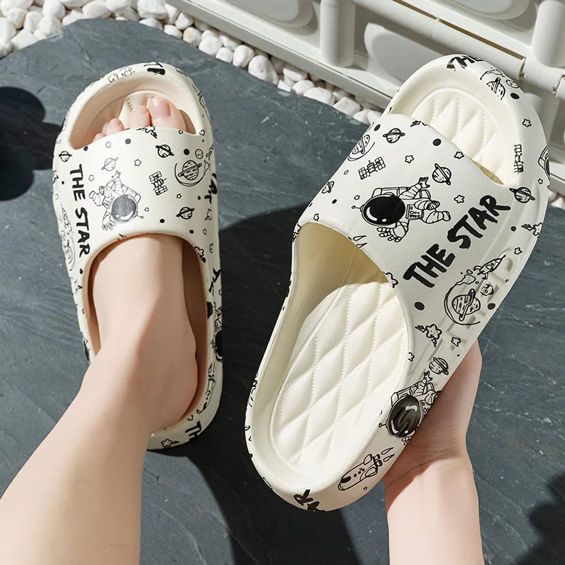 Slippers for Women: Summer Outdoor, Indoor Home, Bathroom + Non-Slip
