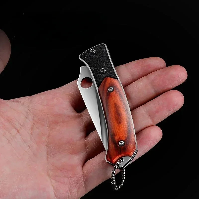 Portable Pocket Folding Knife — Metal Outdoor Survival Hand Tool