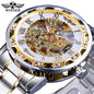 New 2020 Winner Transparent Fashion Diamond Luminous Mechanical Skeleton Watch — Men
