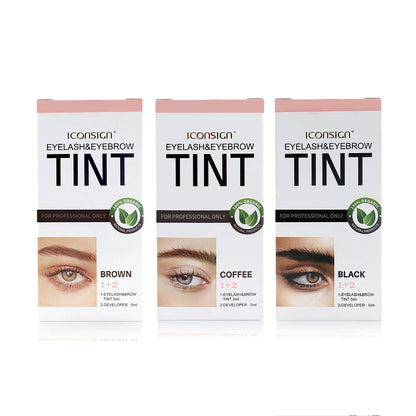 ICONSIGN Eyelash & Eyebrow Dye Tint Kit — Brow Enhancer & Mascara Lift