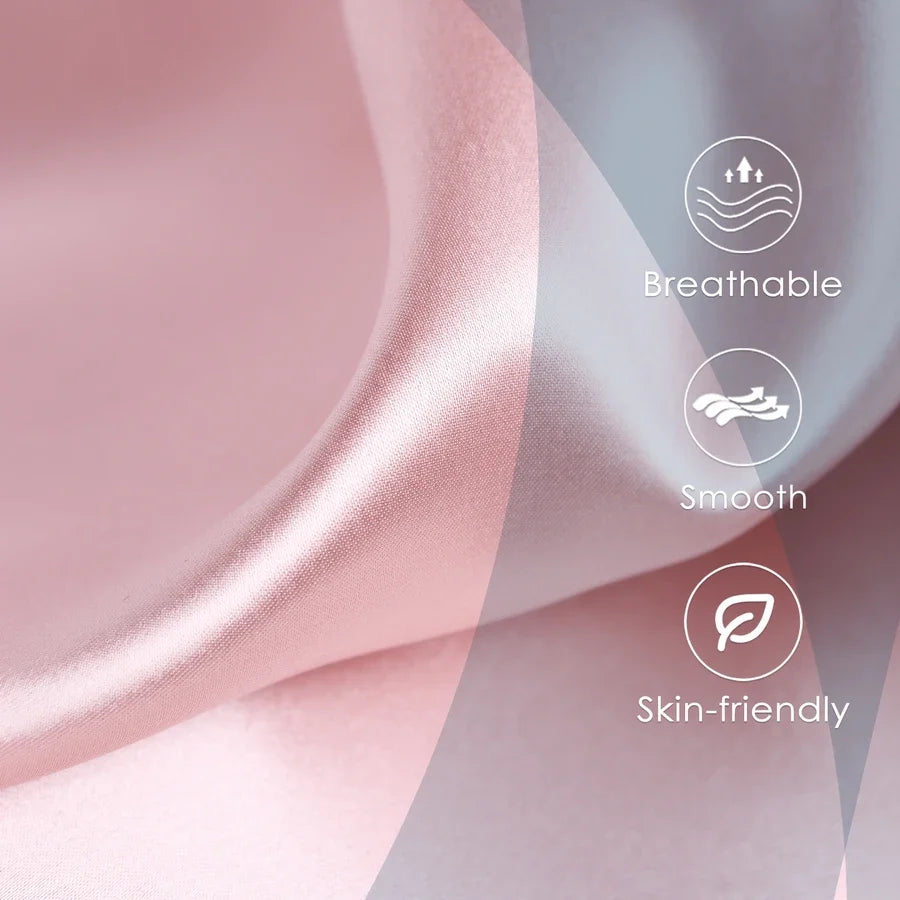 JuwenSilk Silk Pillowcase (Queen) – Natural Mulberry Silk, Smooth, Gentle on Hair & Skin