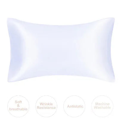 JuwenSilk Silk Pillowcase (Queen) – Natural Mulberry Silk, Smooth, Gentle on Hair & Skin