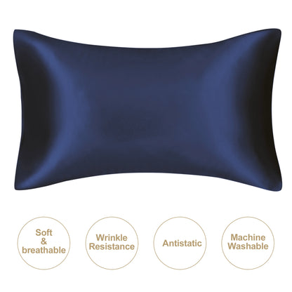 JuwenSilk Silk Pillowcase (Queen) – Natural Mulberry Silk, Smooth, Gentle on Hair & Skin