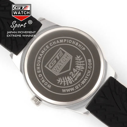 F1-Style Men’s Watch — Silicone Band, Quartz Movement, 2022 Relogio