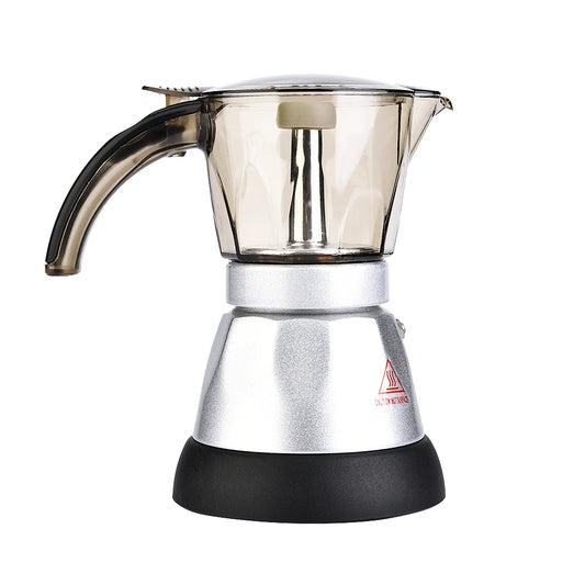 150ml/300 ml 3-6 Cups 480W Electric Pot Detaable Kitchen Stovetop Coffee Maker EU Plug