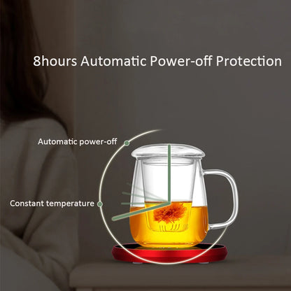 New Coffee Mug Warmer: Home Office, 3 Temperature Settings, Auto-Off, Gift Idea