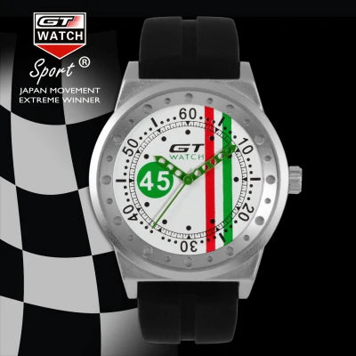 F1-Style Men’s Watch — Silicone Band, Quartz Movement, 2022 Relogio