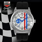 F1-Style Men’s Watch — Silicone Band, Quartz Movement, 2022 Relogio