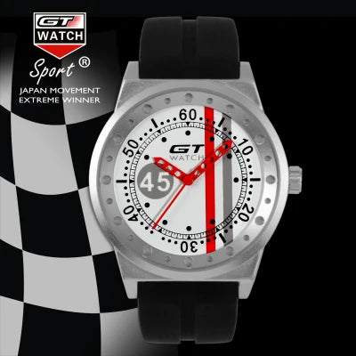 F1-Style Men’s Watch — Silicone Band, Quartz Movement, 2022 Relogio