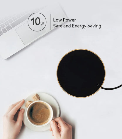 New Coffee Mug Warmer: Home Office, 3 Temperature Settings, Auto-Off, Gift Idea