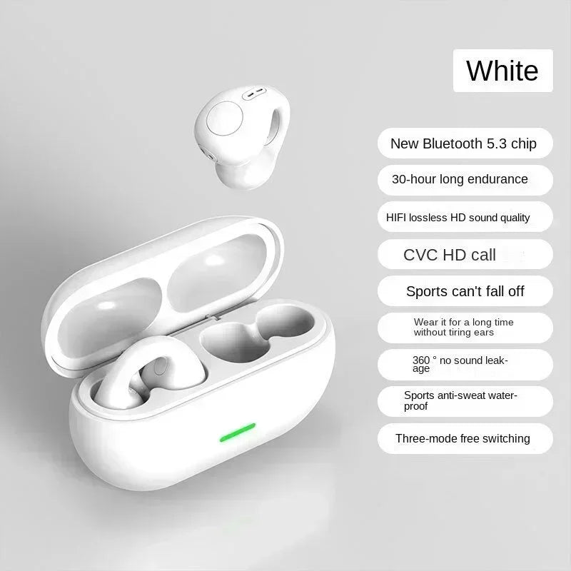 T75 Bone Conduction Headphones – Wireless Bluetooth 5.3, HiFi Sound, Waterproof