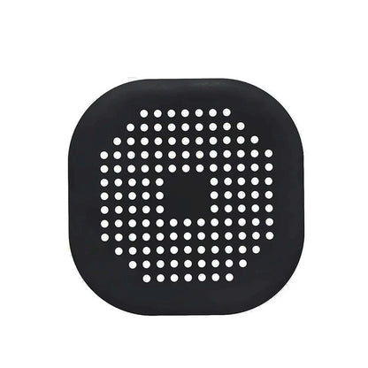 Square Silicone Floor Drain Sticker Bathroom Sewer Hair Filter Drain Cover Home Bathroom Floor Drain Mat