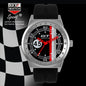 F1-Style Men’s Watch — Silicone Band, Quartz Movement, 2022 Relogio