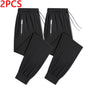 1/2/3 Piece Men’s Jogging Pants — Sports Fit, Zip Pockets, Quick-Dry