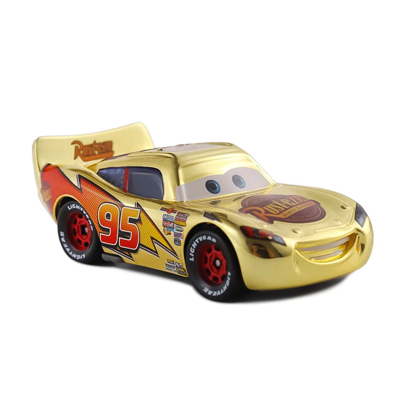 Cars 1:55 Die-Cast Toy Cars (Disney Pixar) – Lightning McQueen, Chick Hicks, The King, Jackson Storm