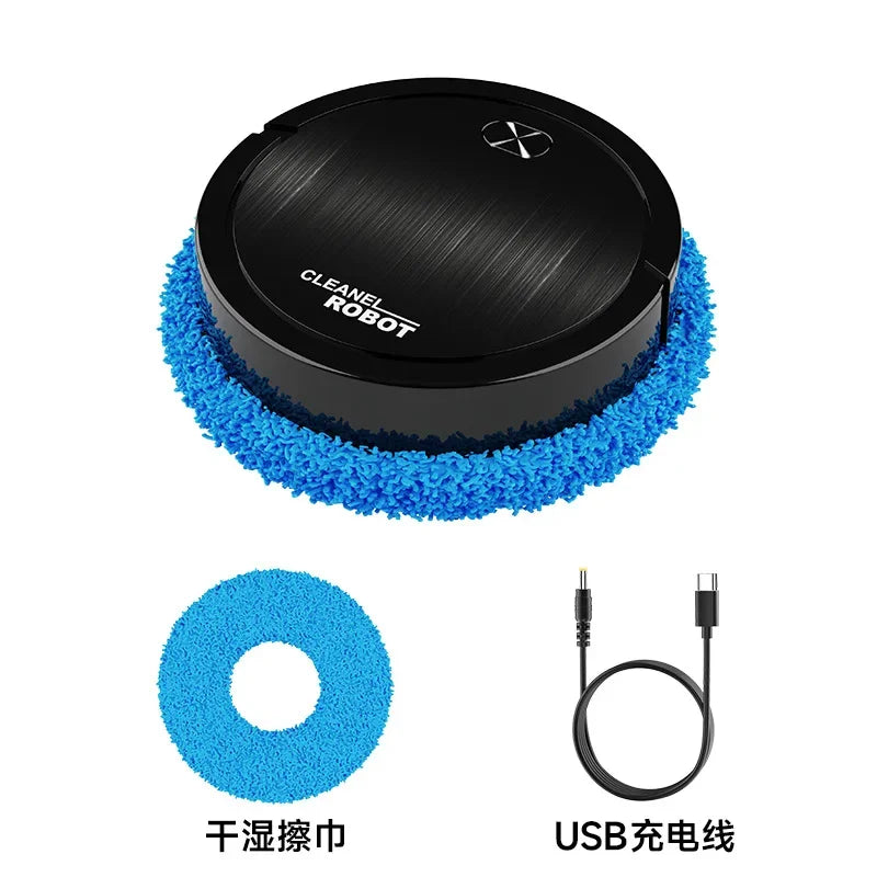Floor Mopping Robots — Silent, Wet & Dry Cleaning, Smart Home Automatic Floor Scrubber
