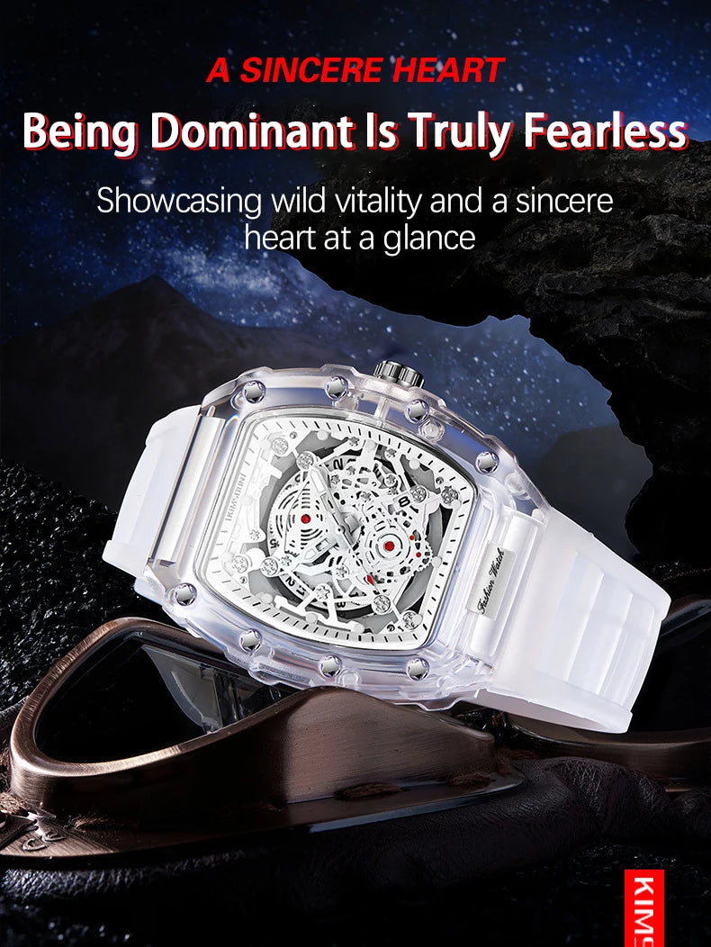 Fashionable Men’s Watch — BK134 Barrel Design, Waterproof Sports Clock