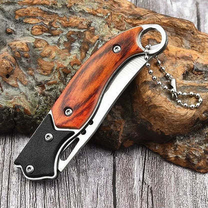 Portable Pocket Folding Knife — Metal Outdoor Survival Hand Tool