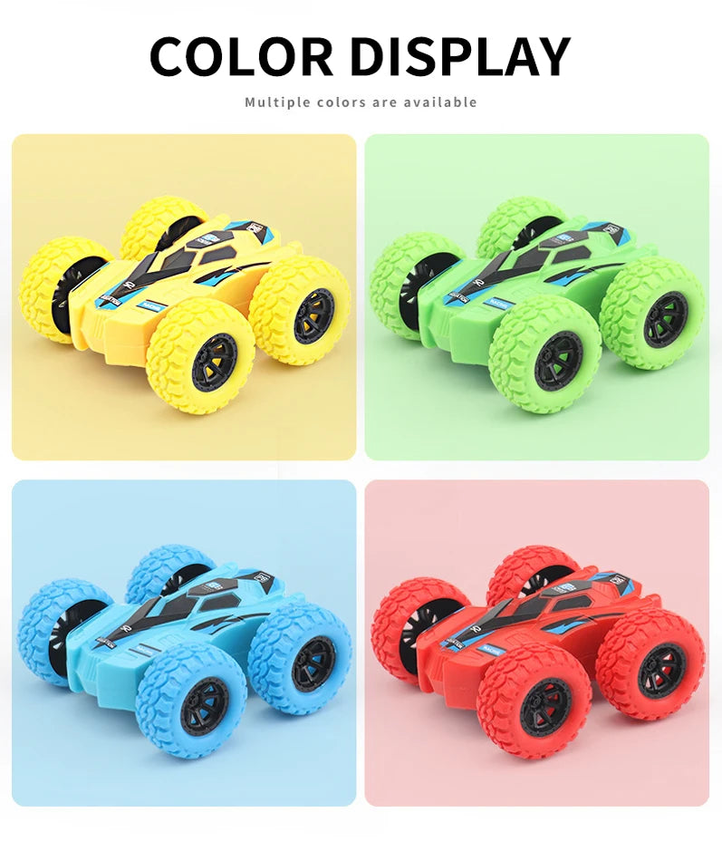 Safe Kids’ Pull-Back Car – Inertia Motion, Fall-Resistant Toy Vehicle