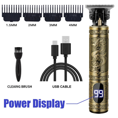 T9 Professional Hair Clipper for Men – Electric Cutting Machine, Rechargeable Barber Shaver