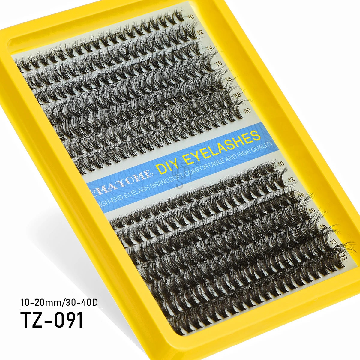 600pcs DIY Eyelash Extensions Kit — Thick Fluffy 30D/100D, Mix Length