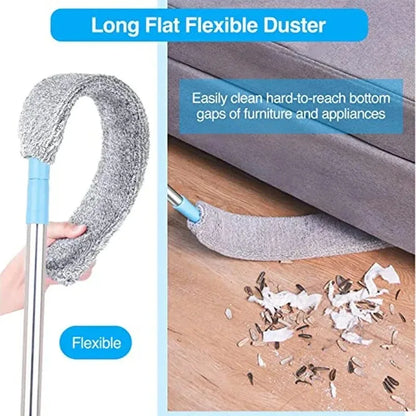 Telescopic Duster Brush – Long-Handle Gap Cleaner for Bedside & Sofa, Dust Removal Tool
