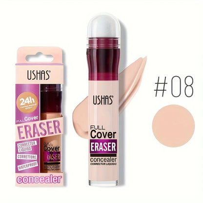Sponge Head Concealer for Dark Circles & Skin Issues — Long-Lasting Moisturizing Foundation