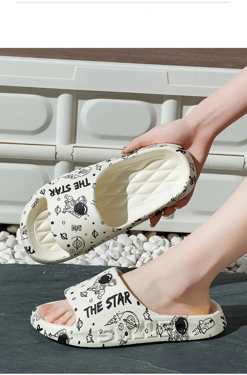 Slippers for Women: Summer Outdoor, Indoor Home, Bathroom + Non-Slip