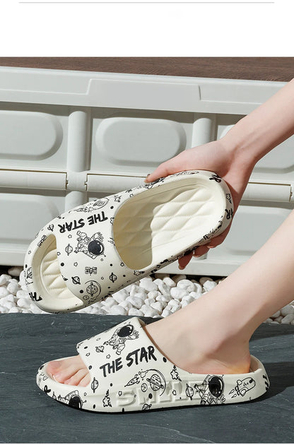 Slippers for Women: Summer Outdoor, Indoor Home, Bathroom + Non-Slip