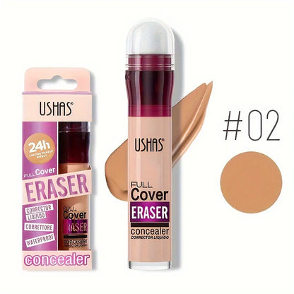 Sponge Head Concealer for Dark Circles & Skin Issues — Long-Lasting Moisturizing Foundation