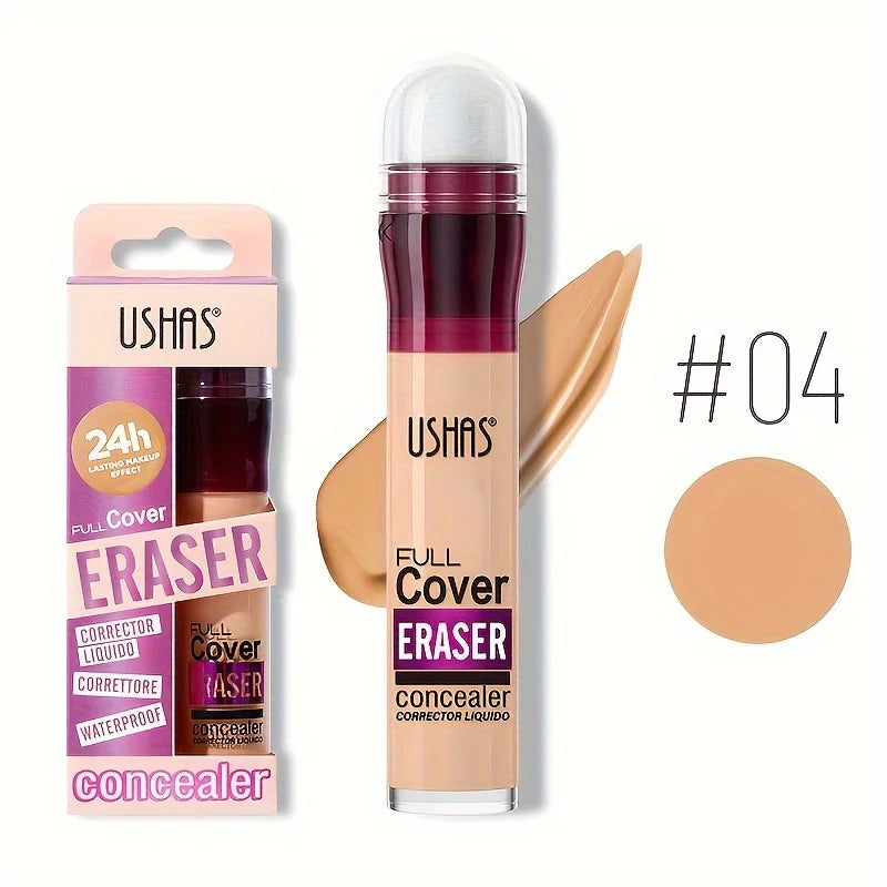 Sponge Head Concealer for Dark Circles & Skin Issues — Long-Lasting Moisturizing Foundation